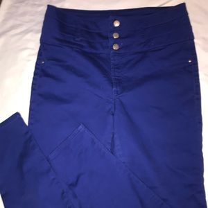 Refuge Size 14 high waisted blue skinny jeans